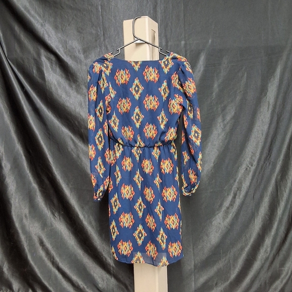 Honey Punch Colorful Floral Long Sleeve Romper - Picture 4 of 7